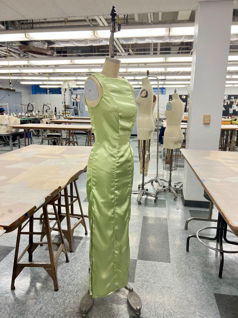 "Slimewear" Satin Dress