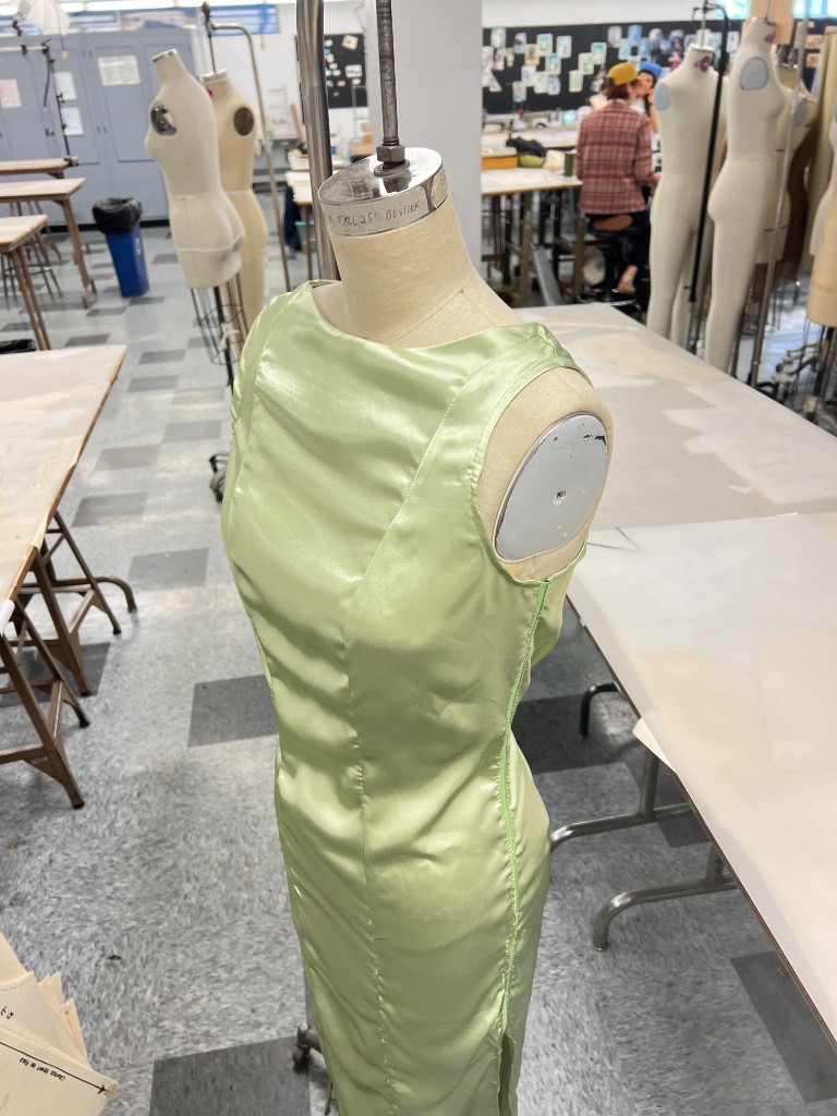 "Slimewear" Satin Dress